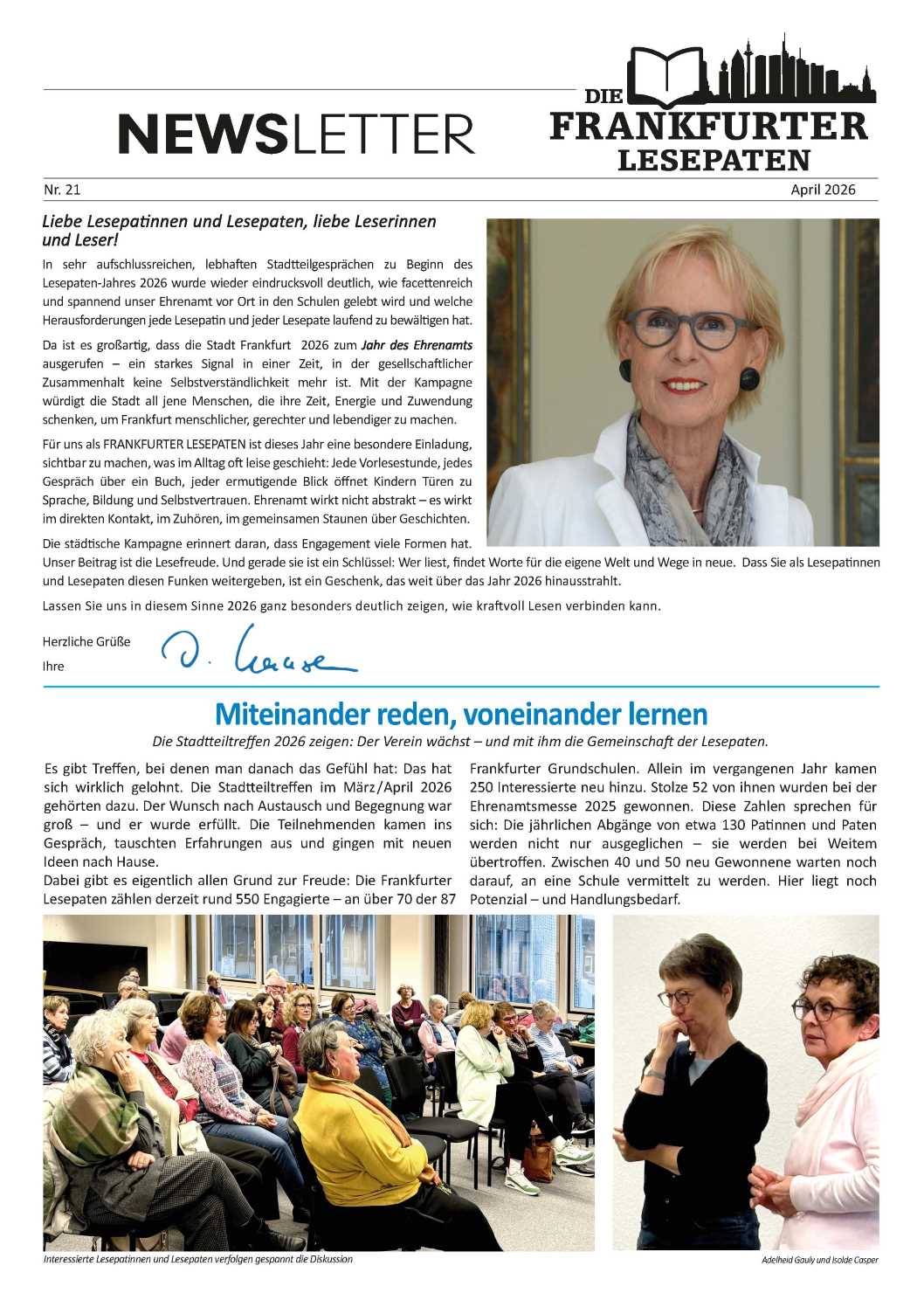 Newsletter 21 2016